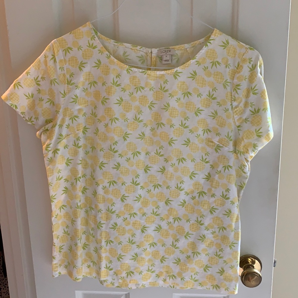 JCrew Pineapple Top